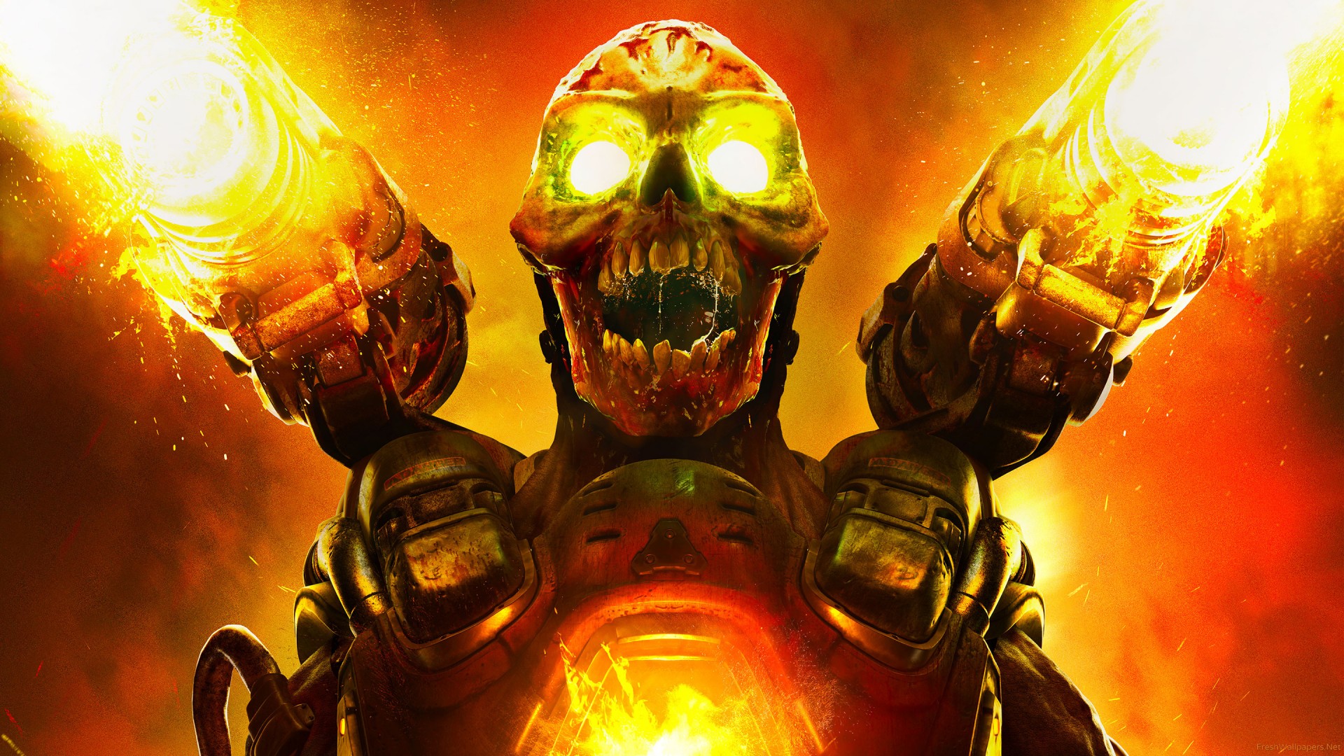 Doom 2016 - HD Wallpaper 