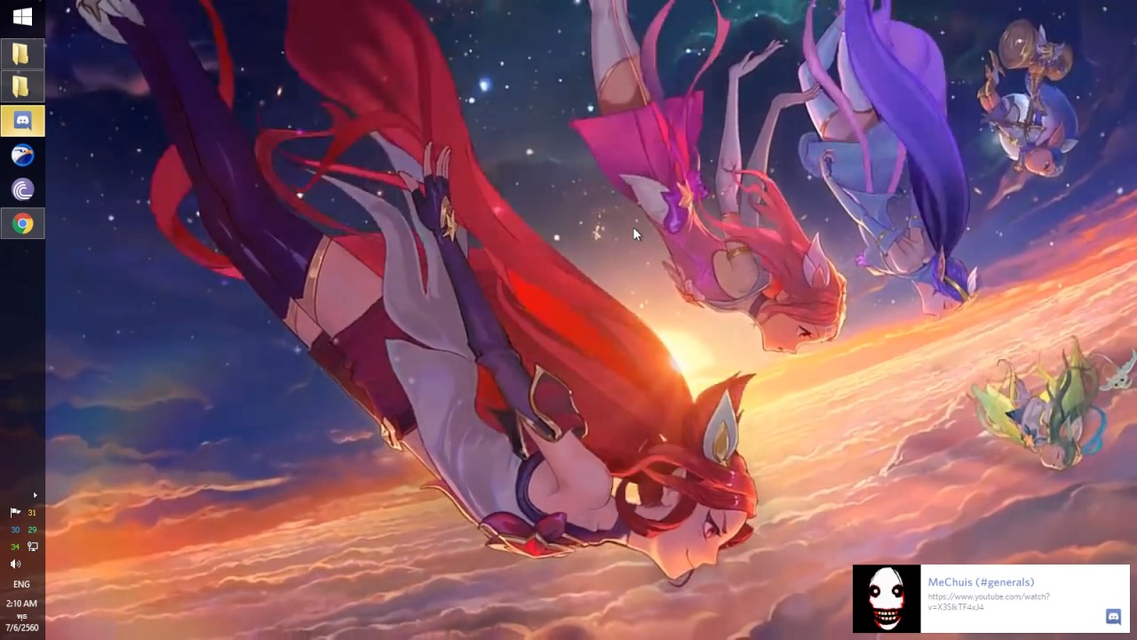 Star Guardians Burning Bright Login Screen - HD Wallpaper 