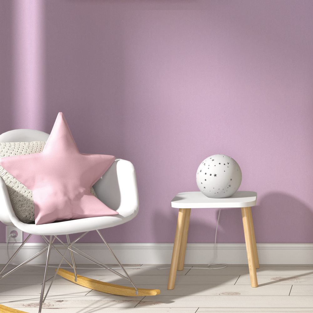 Non-woven Wallpaper Nouka Colour Candyfloss Pink - Papier Peint Danseuse 4murs - HD Wallpaper 