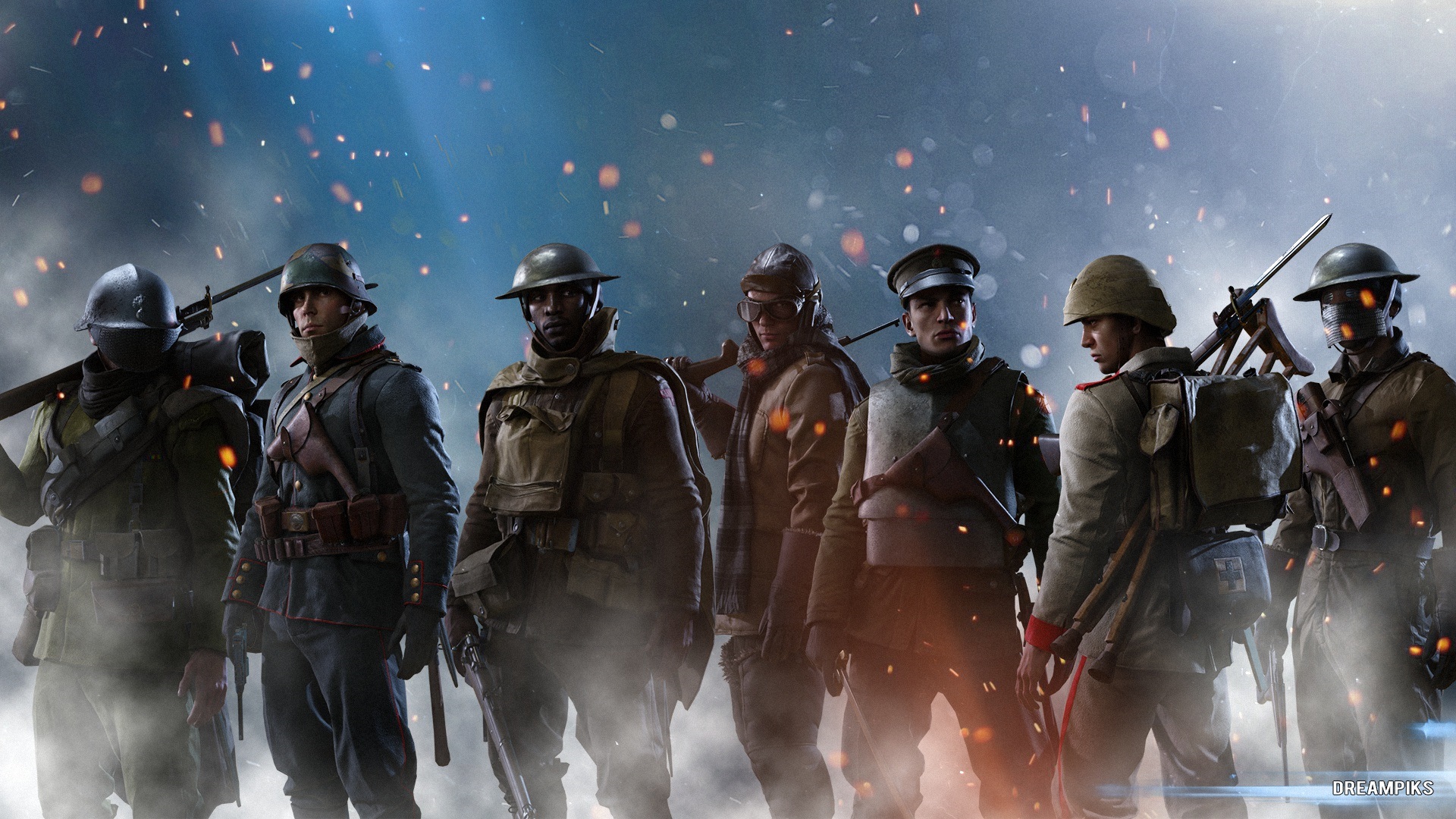 Wallpaper Battlefield 1, Soldiers - Fondos De Pantalla De Battlefield 1 - HD Wallpaper 
