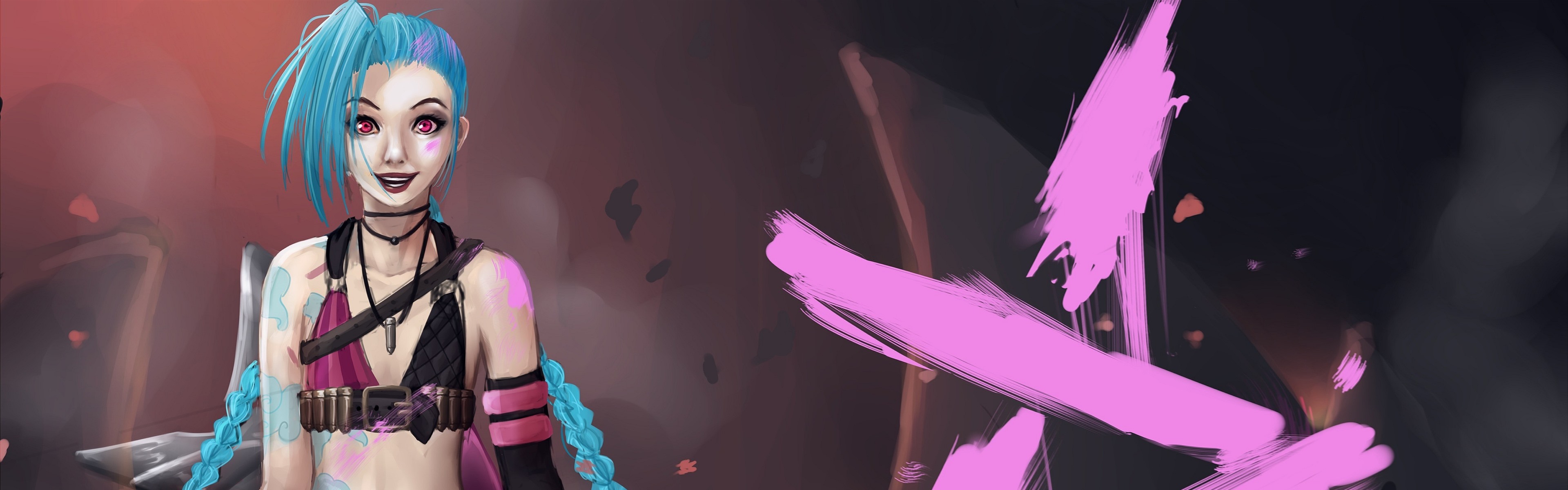 Jinx Di League Of Legends - HD Wallpaper 