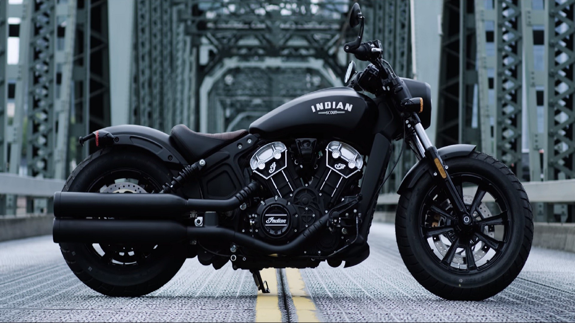 Indian Scout Bobber Motorcycle Is Slammed Style In - Indian Scout Bobber 1200 - HD Wallpaper 