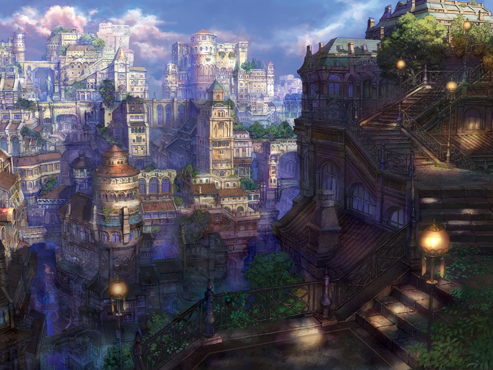 Fantasy City - HD Wallpaper 