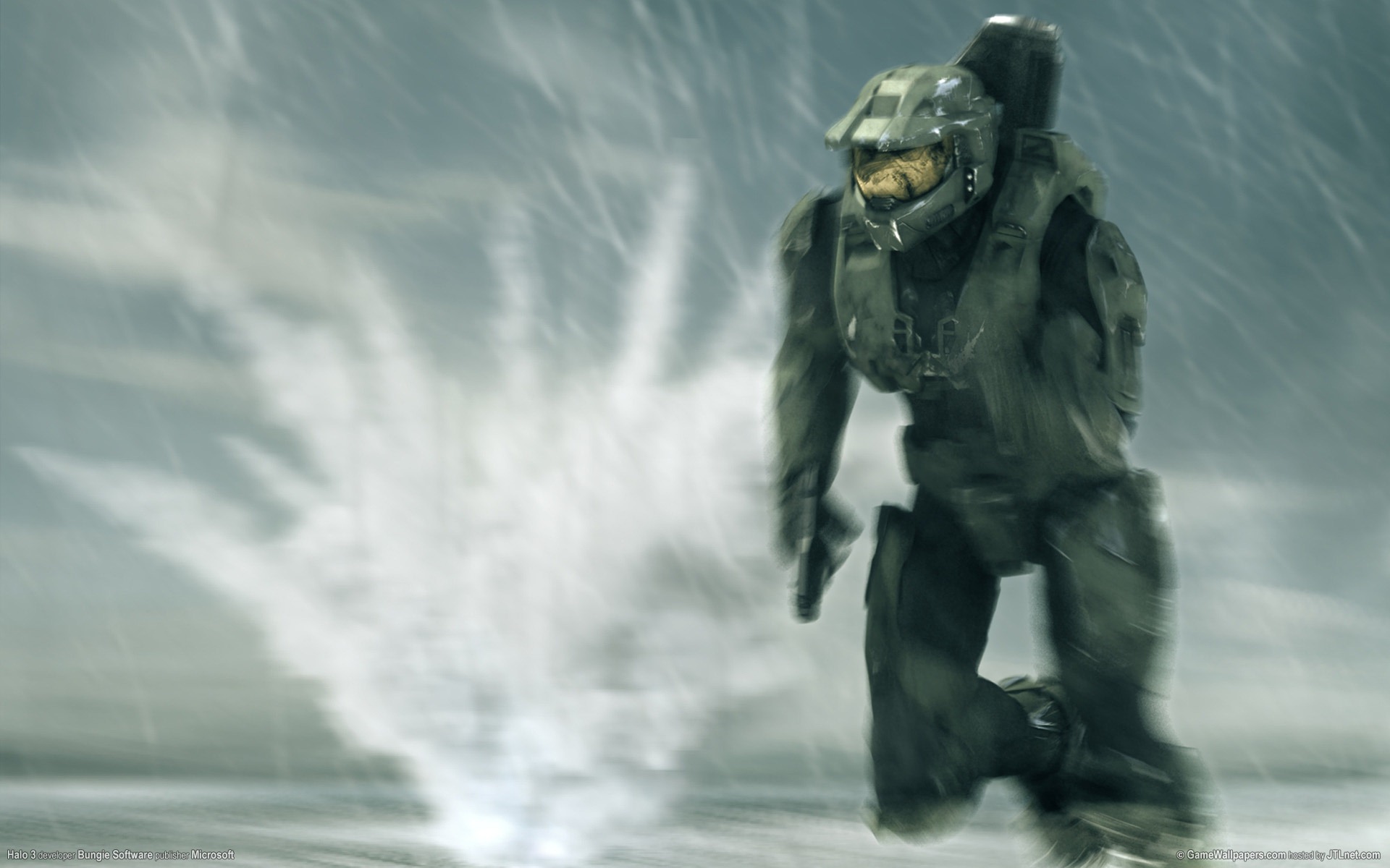 Halo 3 Wallpapers - Master Chief And Lara Croft - HD Wallpaper 
