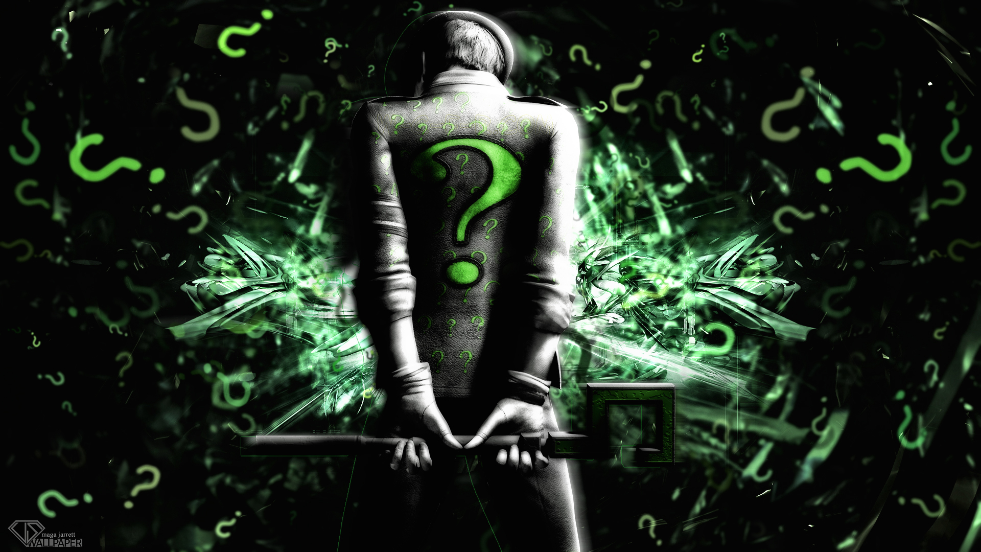 Riddler Wallpaper Hd - HD Wallpaper 