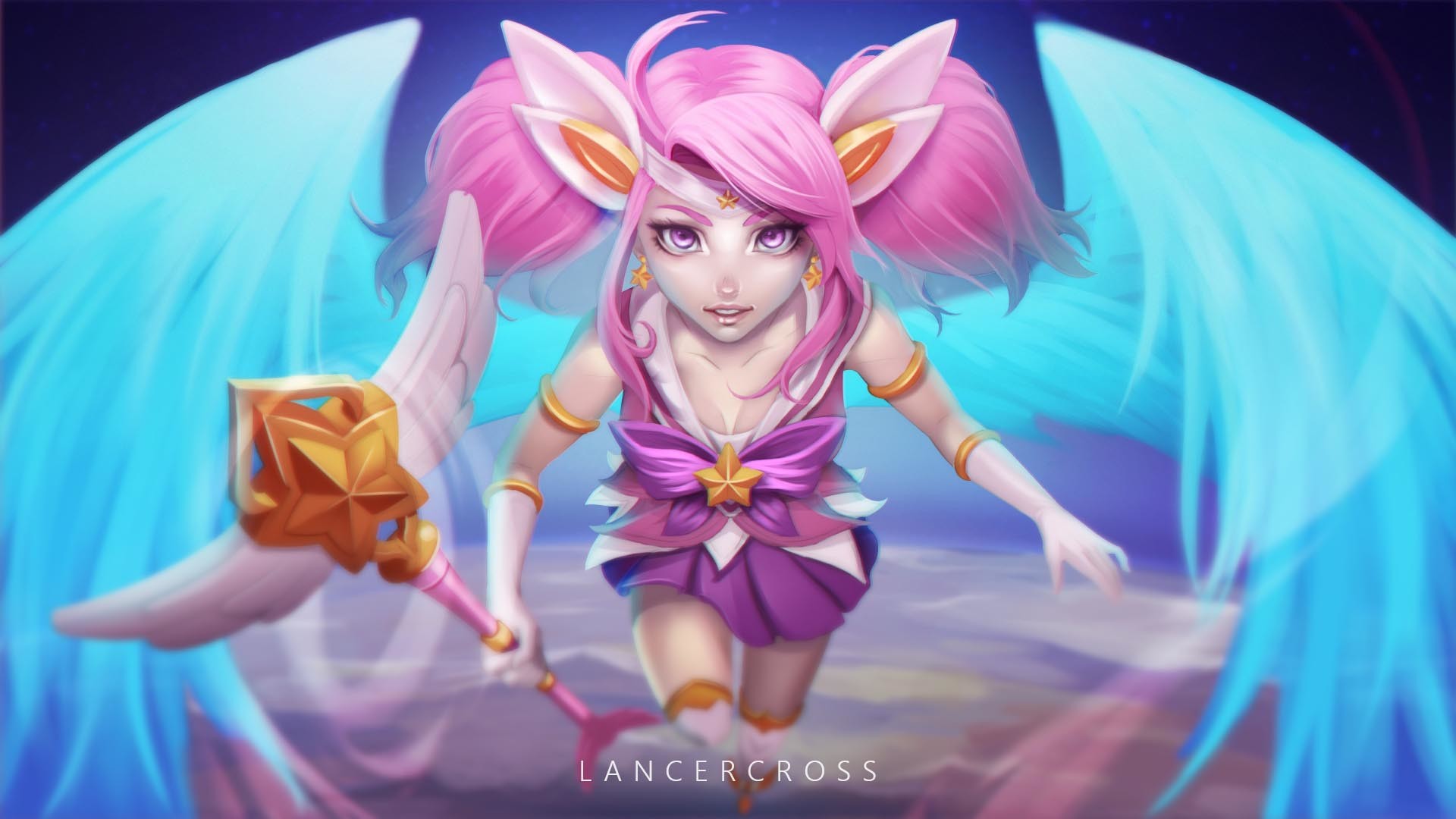 Pj Star Guardian Lux Fanart - HD Wallpaper 