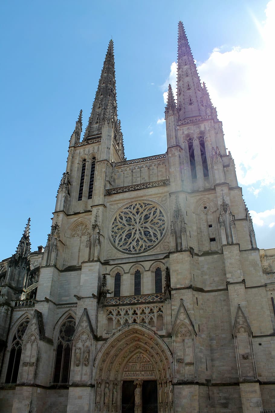 Cathedral, Duomo, France, Bordeaux, Tourism, Architecture, - Bordeaux Cathedral - HD Wallpaper 