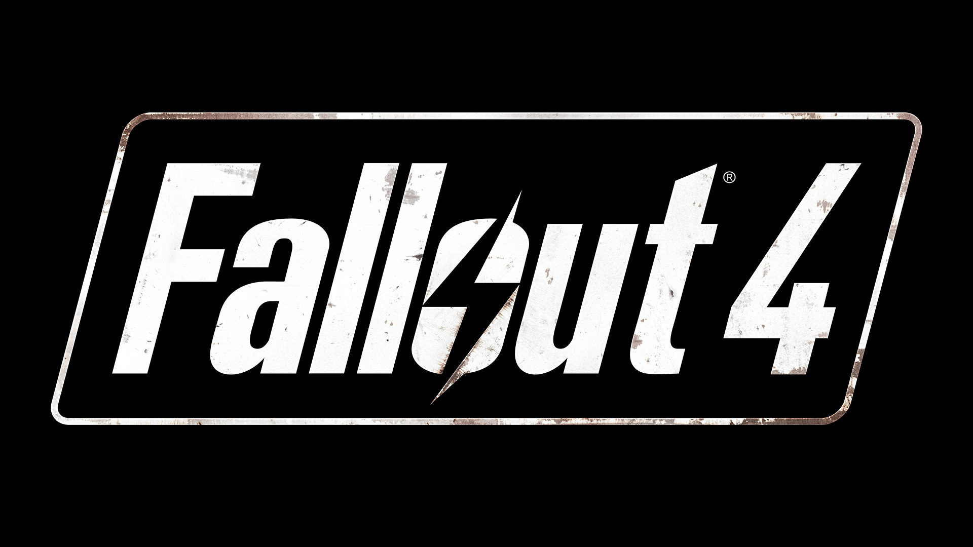 Fallout 4 Logo White - HD Wallpaper 