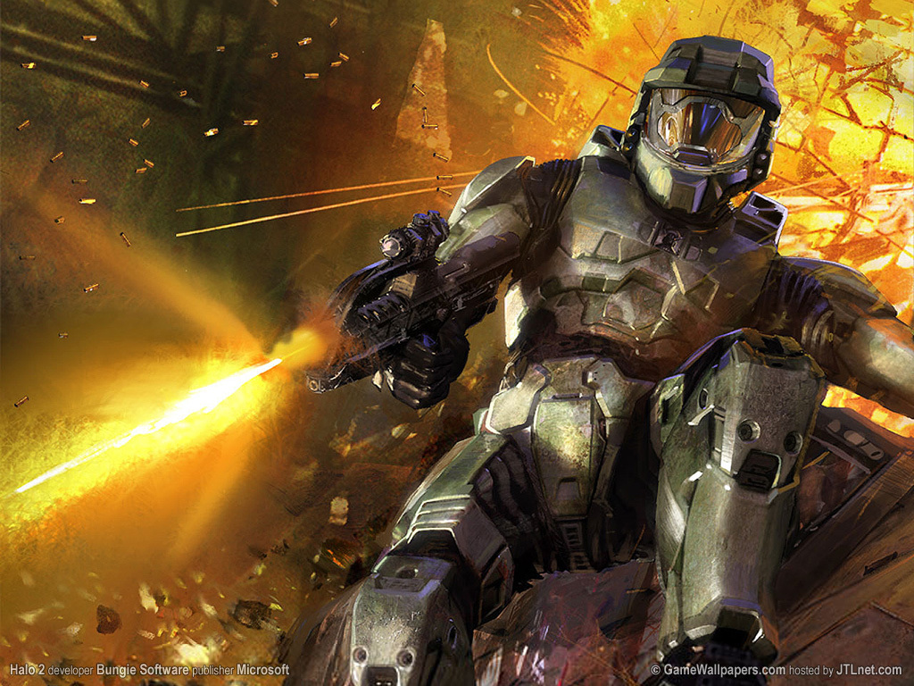 Master Chief In Battle - HD Wallpaper 