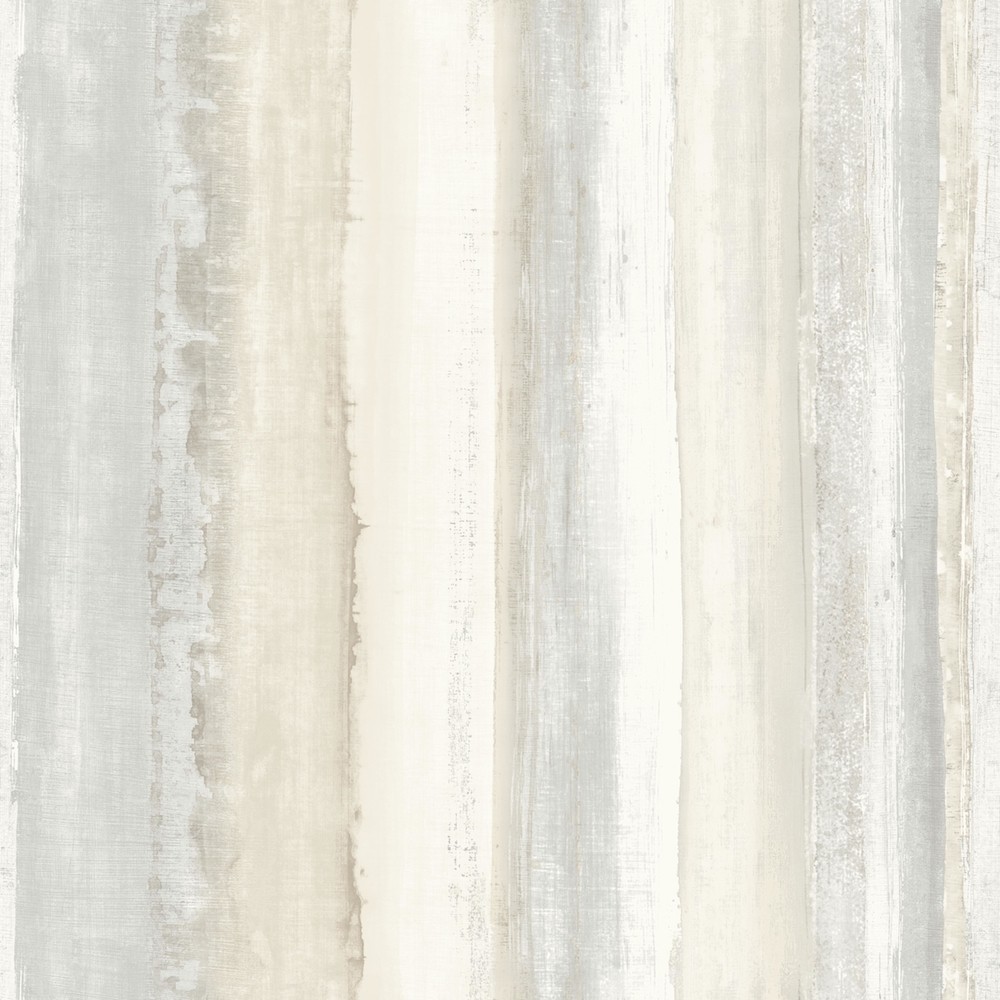 Peel And Stick Wallpaper-watercolor Stripe - Linen - HD Wallpaper 