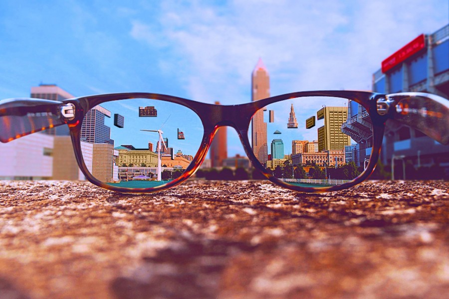 Surreal Glasses - HD Wallpaper 
