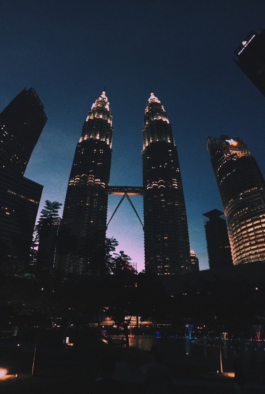 Background, Iphone Wallpaper, And Kuala Lumpur Image - Skyscraper - HD Wallpaper 