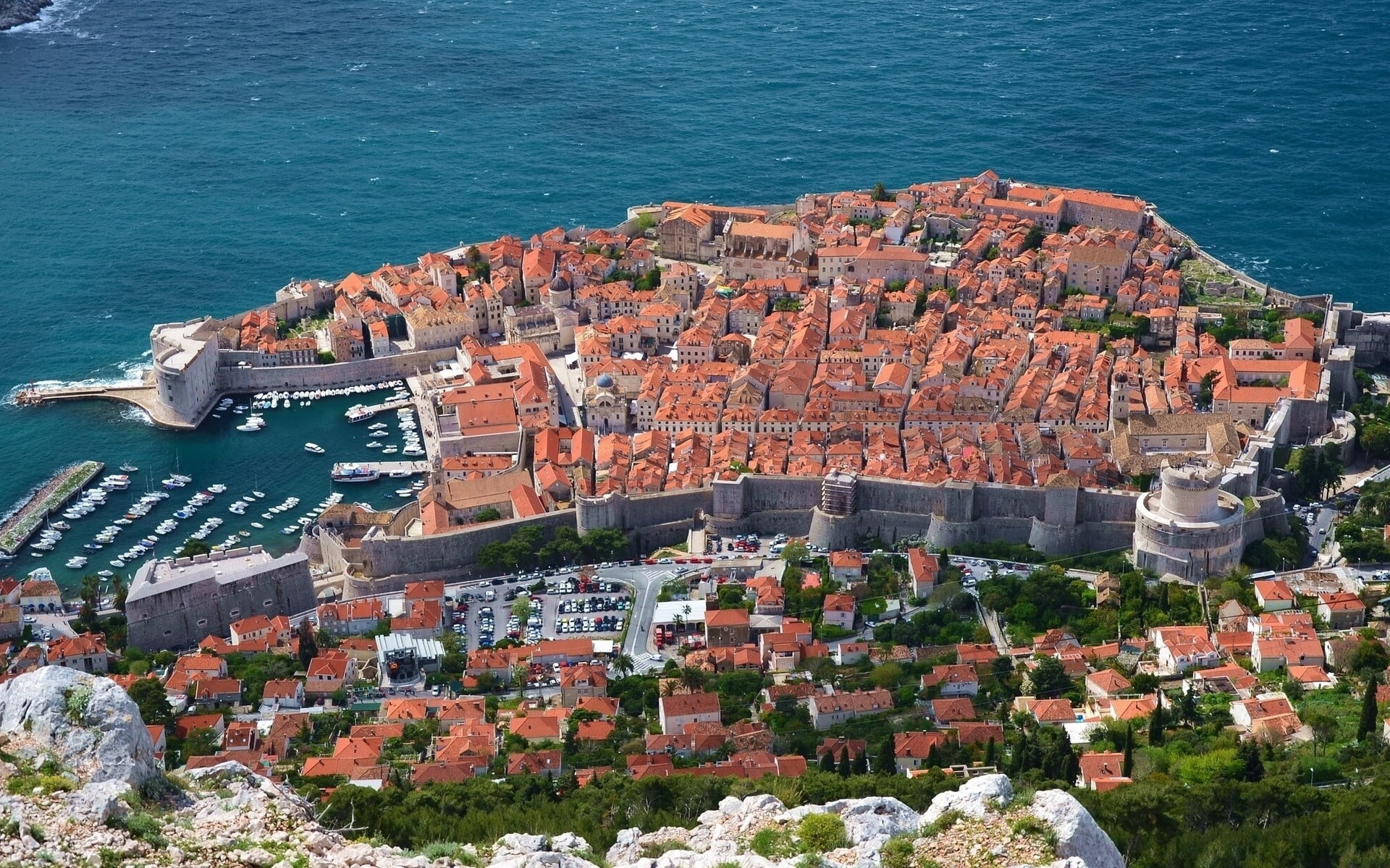Dubrovnik's Old City - HD Wallpaper 