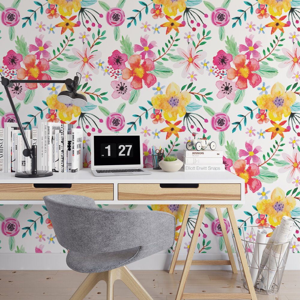 Floral Temporary Wallpaper 1000x1000 Wallpaper teahub.io