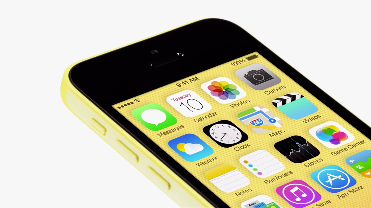 Yellow Iphone 5c - HD Wallpaper 