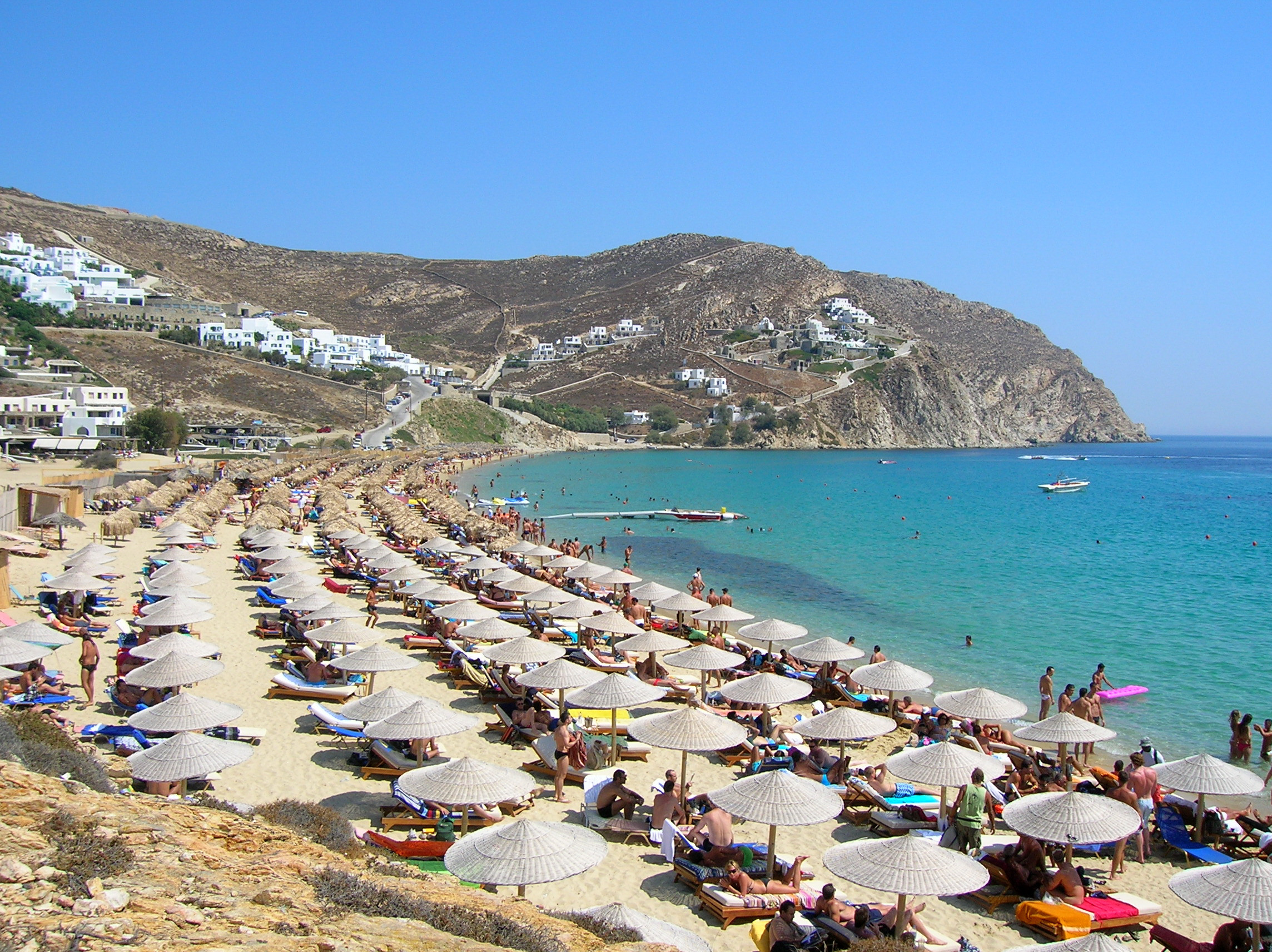 Elia Beach Utopia Mykonos - HD Wallpaper 