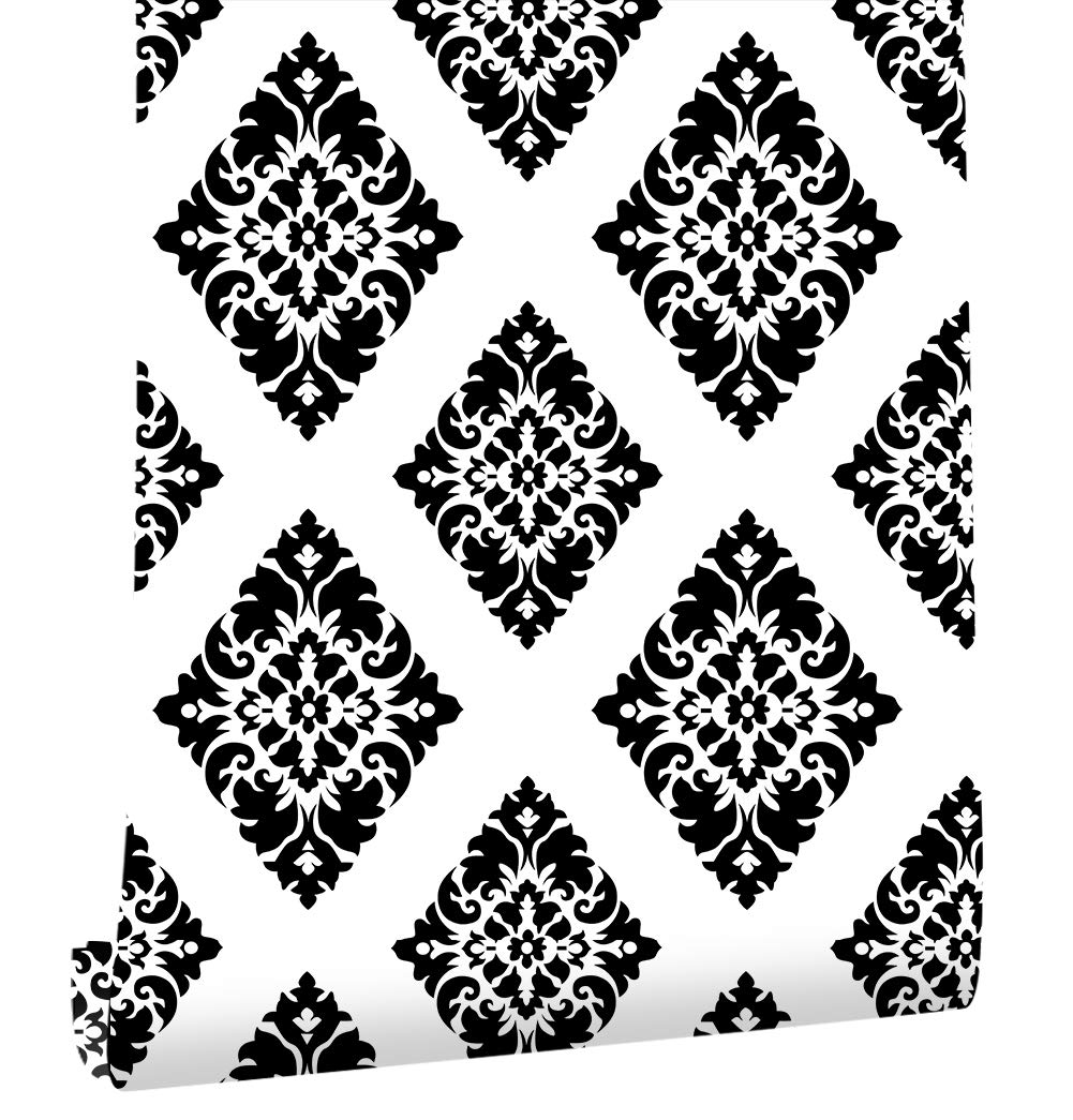 Latest Wall Design In Black And White Colour - HD Wallpaper 