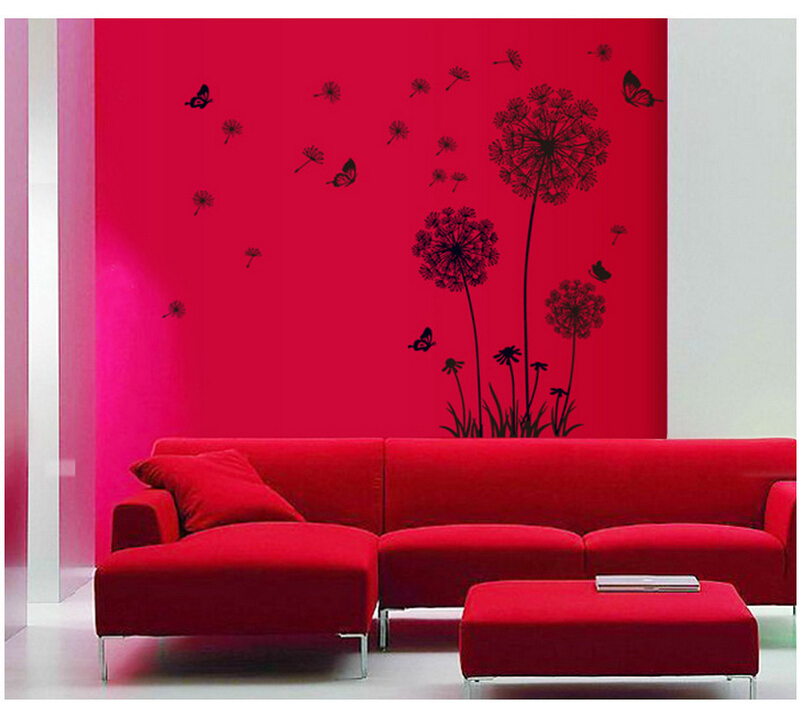 Butterfly Wall Design For A Bedroom - HD Wallpaper 