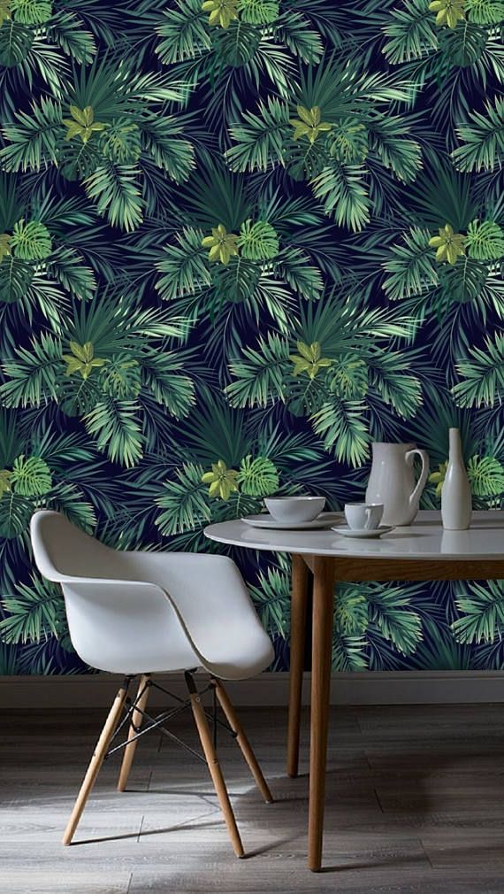 Tropical Wallpaper Interior - HD Wallpaper 