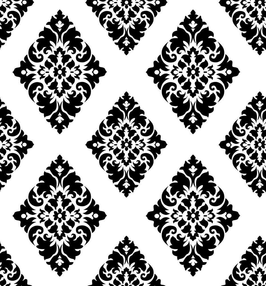 Carta Da Parati Autoadesiva Damascata - HD Wallpaper 