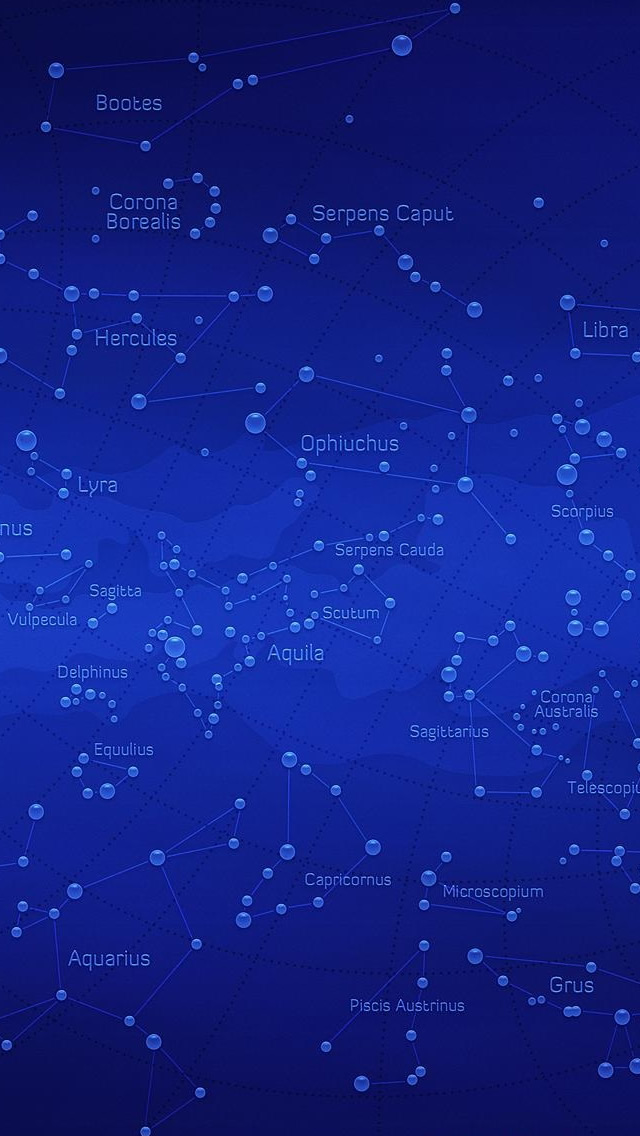 Star Chart Iphone Wallpaper - Star - HD Wallpaper 