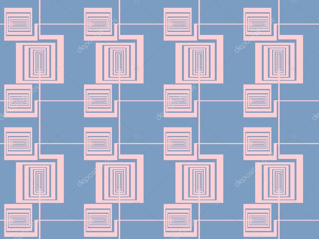 Rose Quartz And Serenity Seamless Pattern - HD Wallpaper 