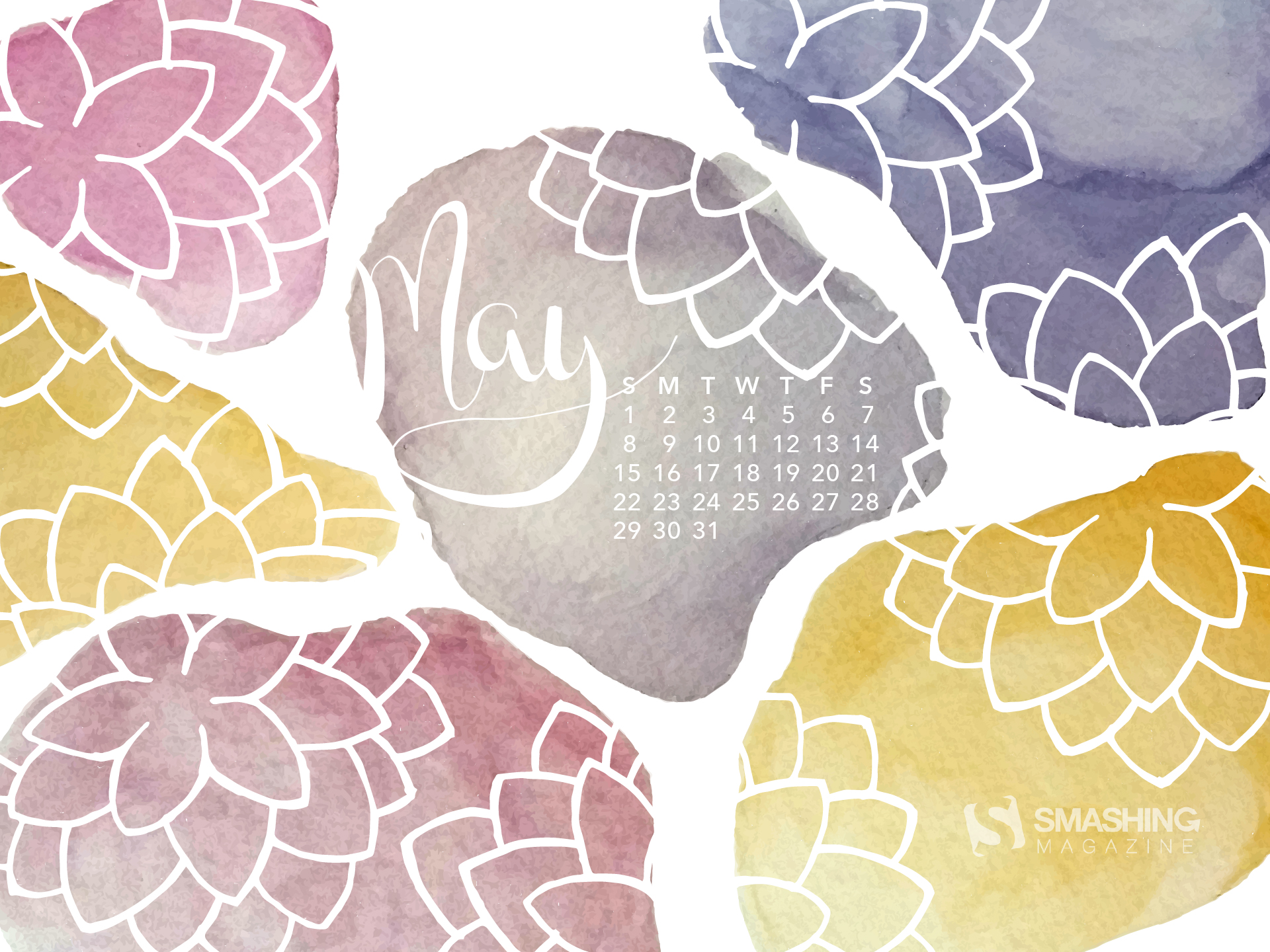 May 2018 Calendar Desktop - HD Wallpaper 