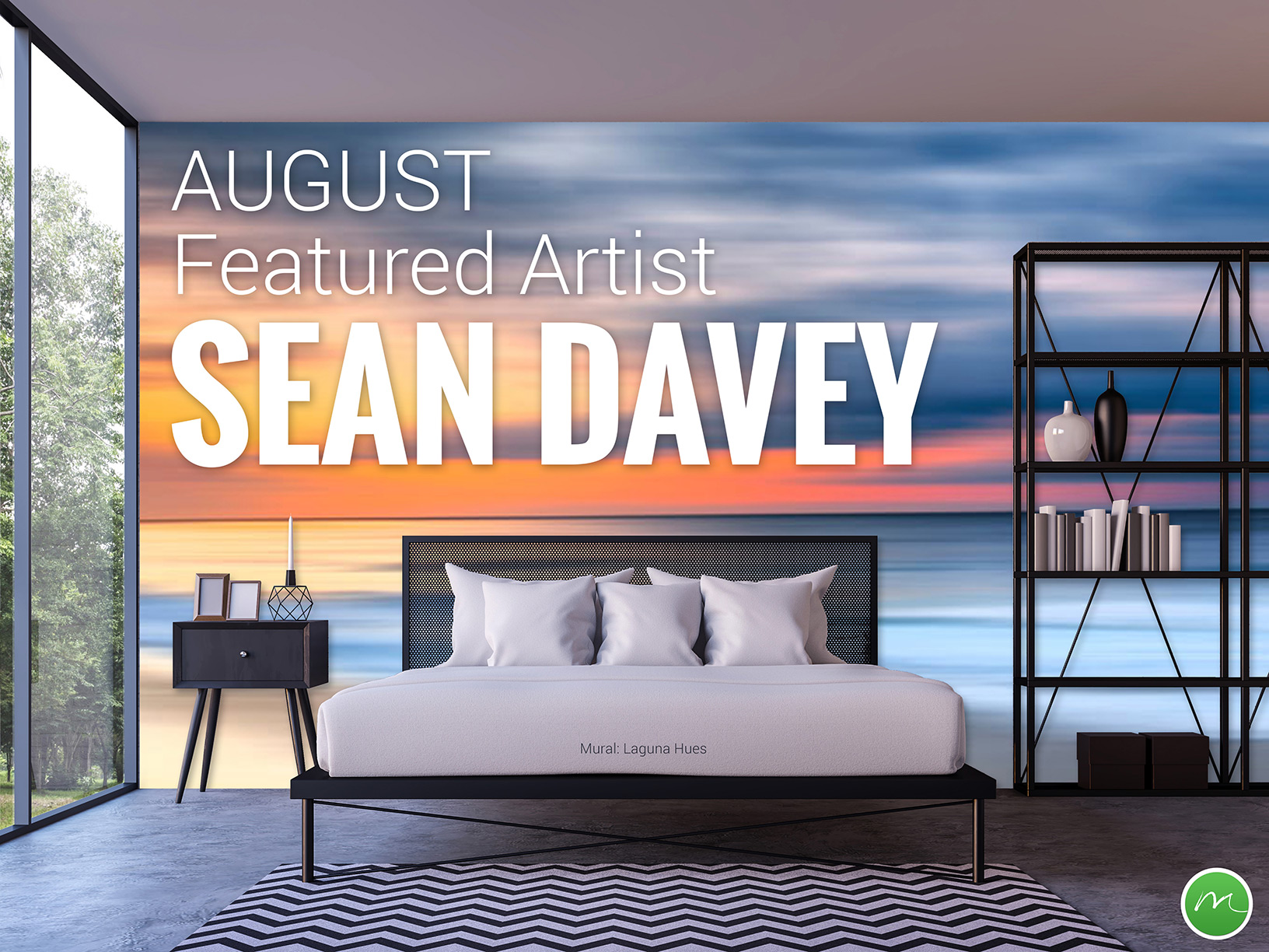Feature Artist Sean Davey Sunset - Interior Design - HD Wallpaper 