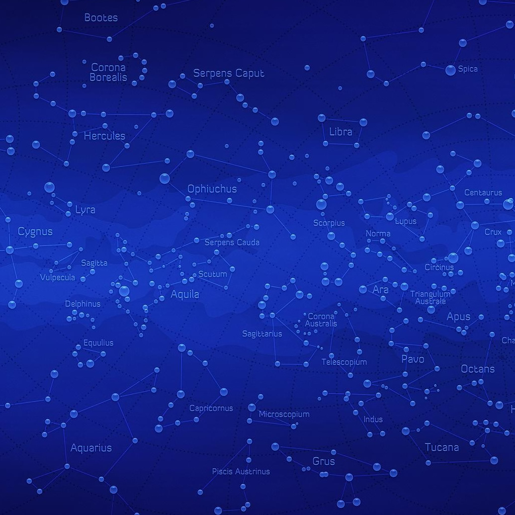 High Resolution Blue Sky With Stars - HD Wallpaper 