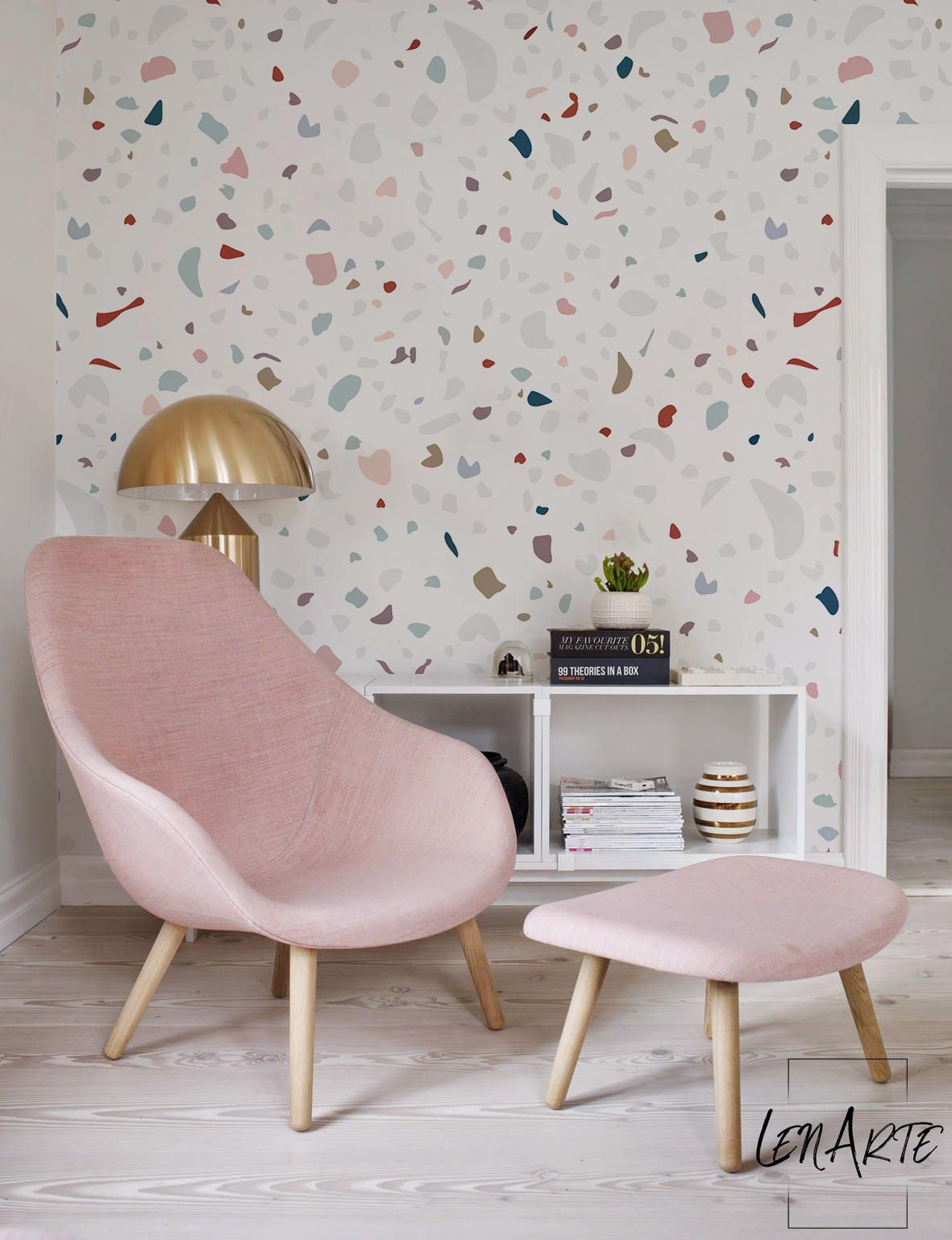 Rose Gold Accent Chair - HD Wallpaper 