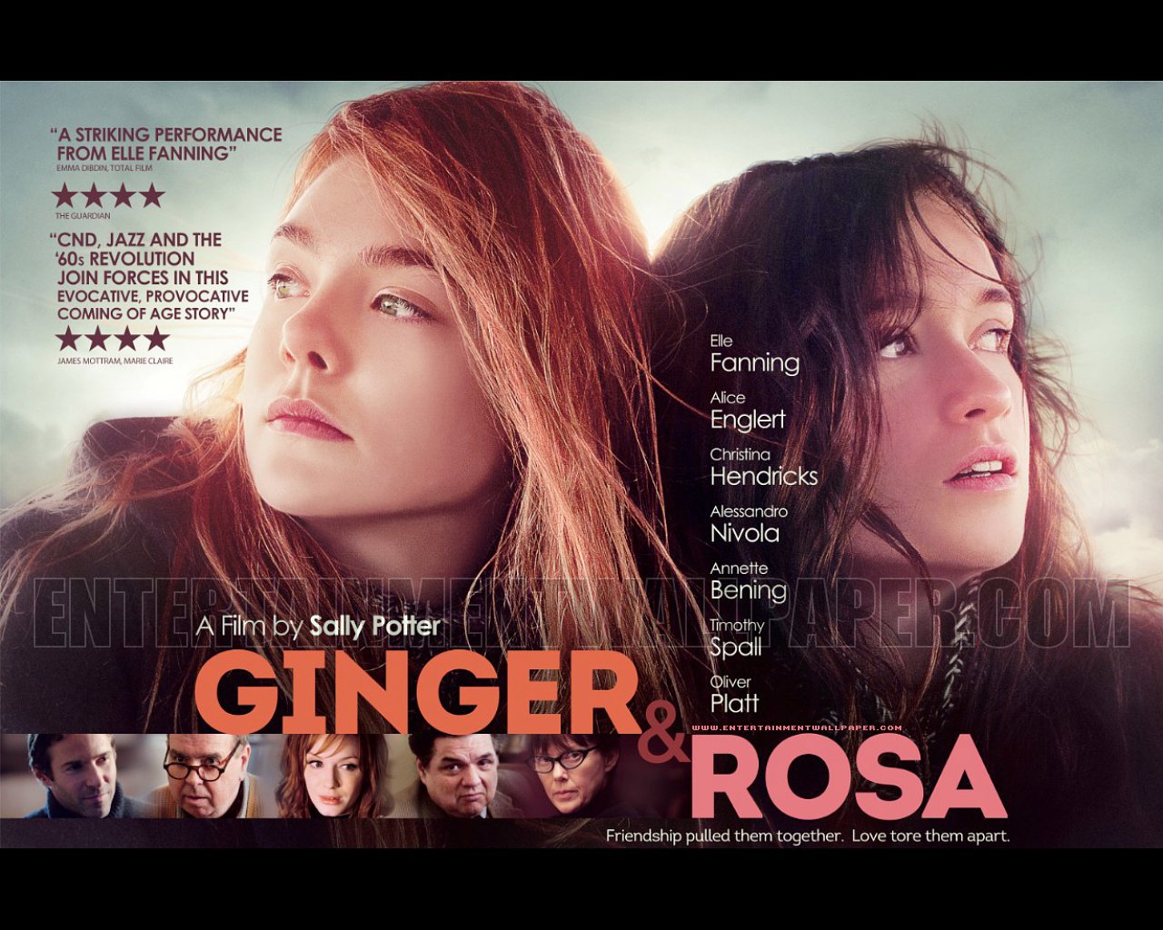 Ginger And Rosa Movie Poster - HD Wallpaper 