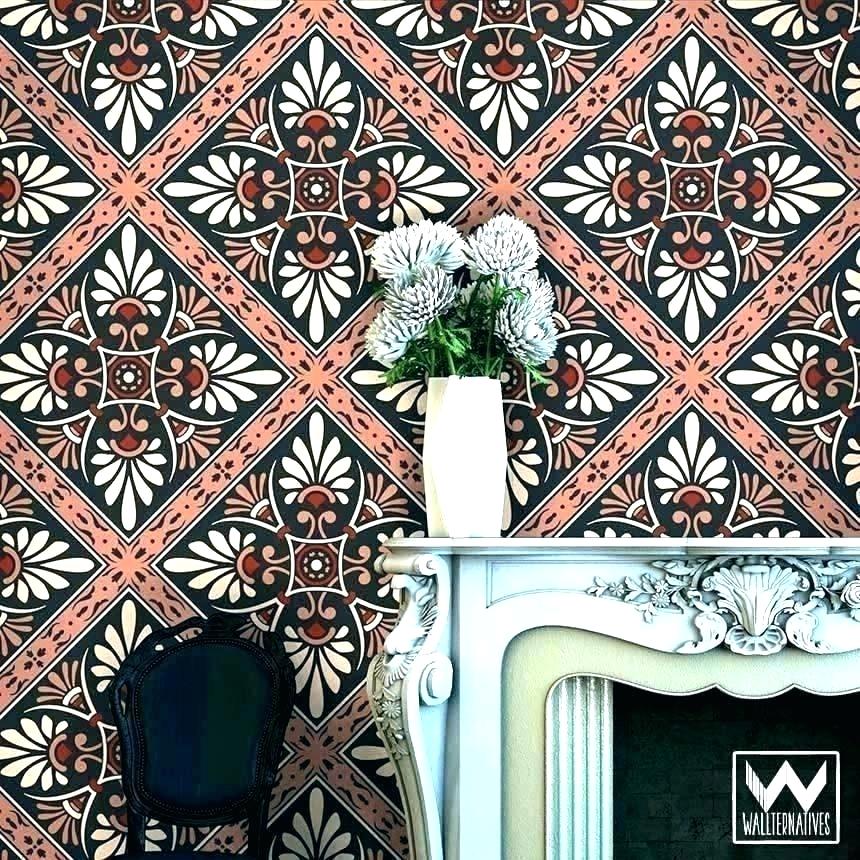 Peel And Stick Wallpaper Border Bienwaldinfo Black - Motif - HD Wallpaper 