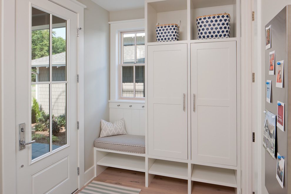 Entryway Closet Makeover Entry Beach Style With Beige - HD Wallpaper 