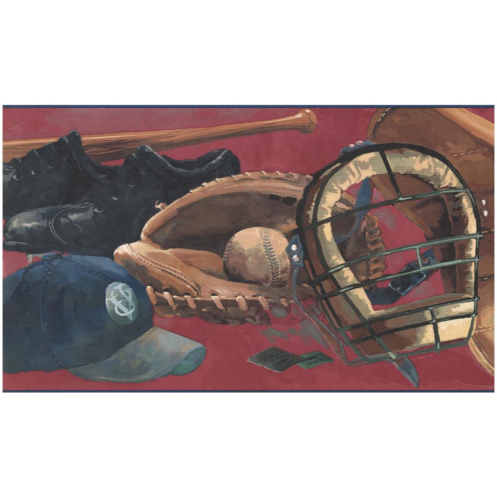 Baseball Wallpaper Border - HD Wallpaper 