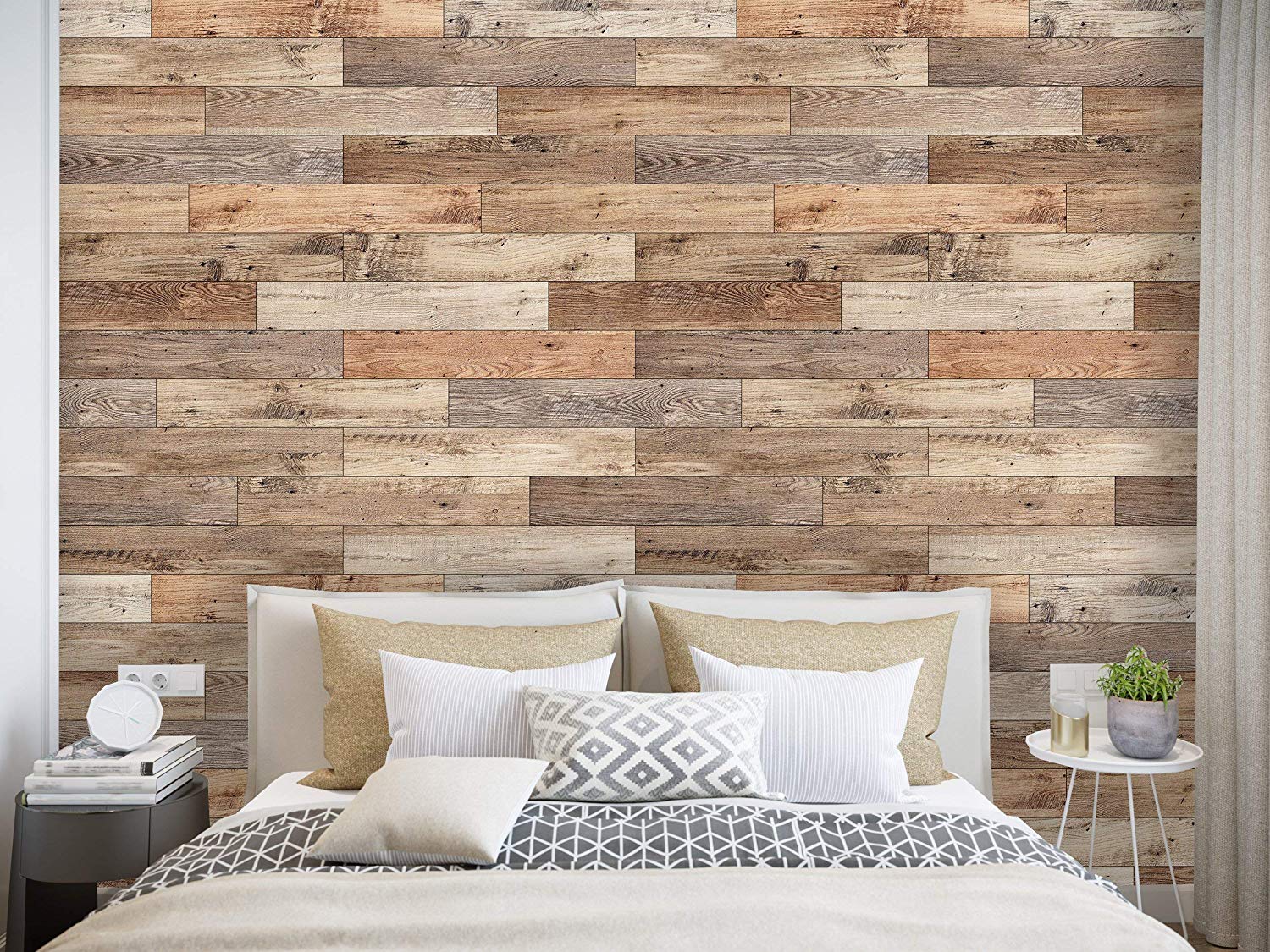 Room Decor Wallpaper Wood - HD Wallpaper 