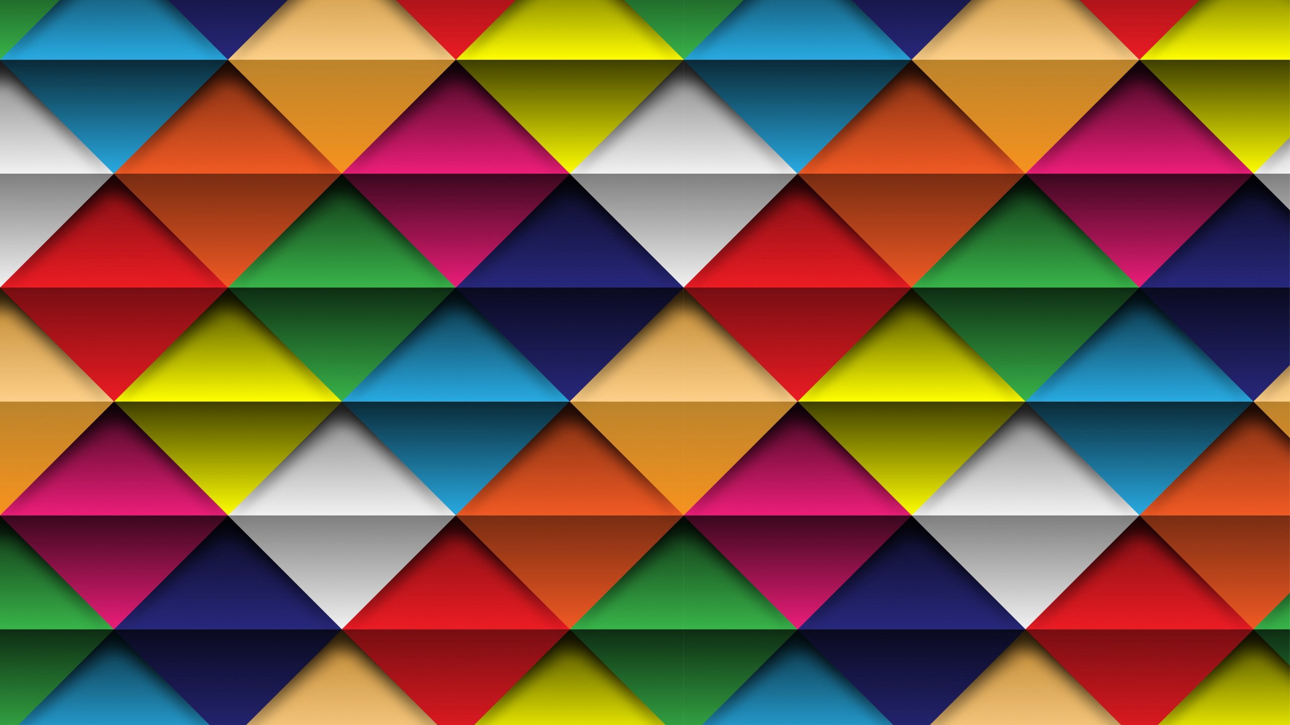 Geometry Colorful Triangles And Squares Wallpaper Colorful Hd