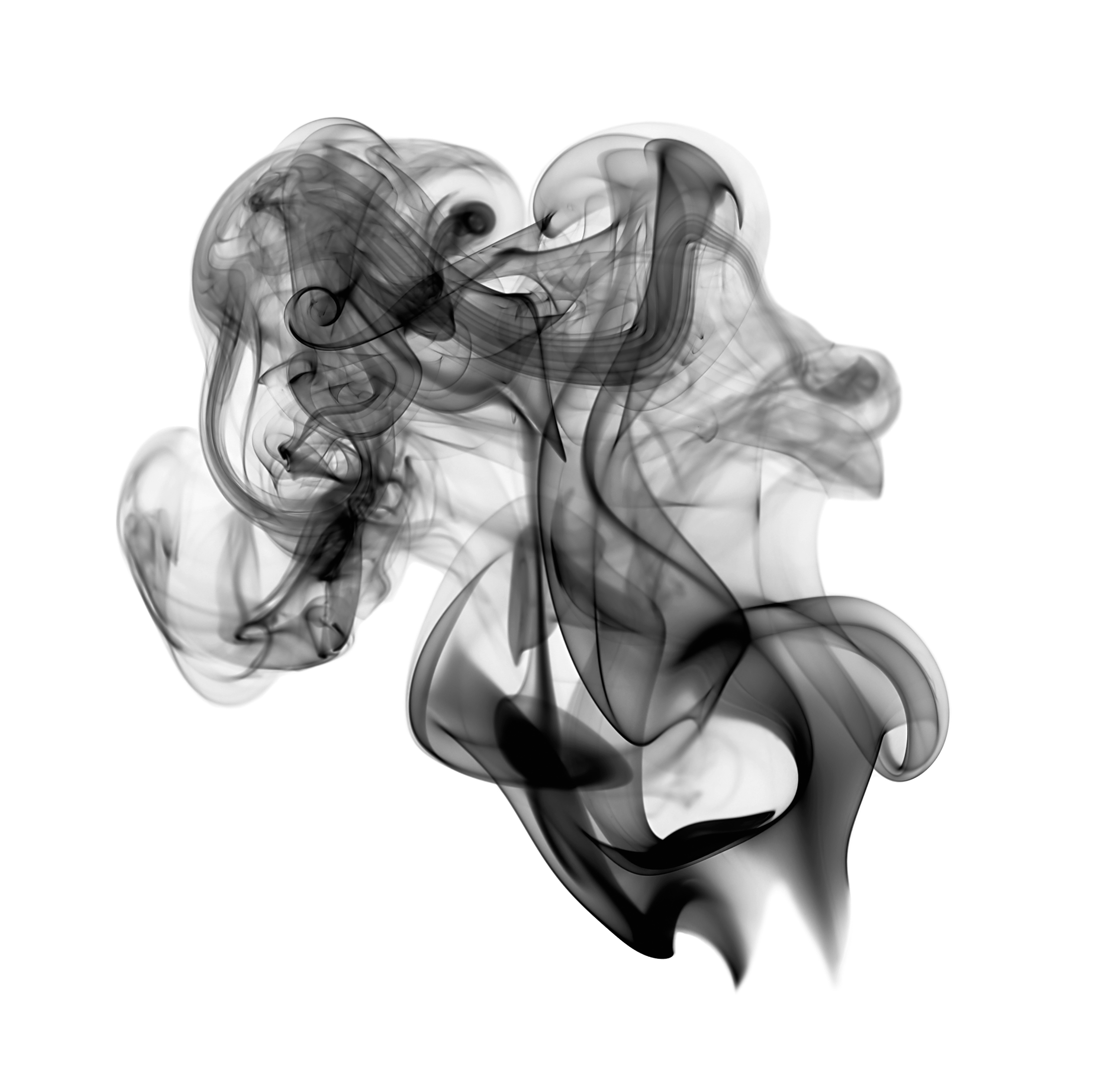 Black Smoke Transparent Background - HD Wallpaper 