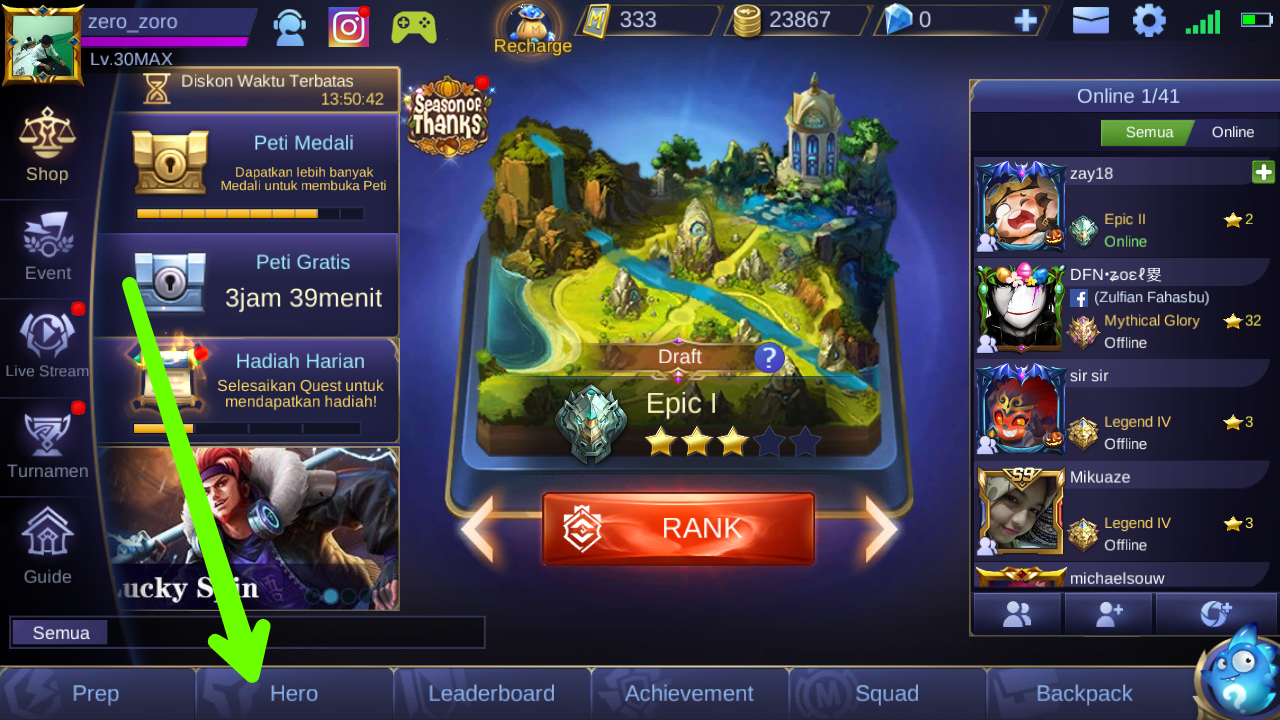 Play Rank In Mobile Legends - HD Wallpaper 