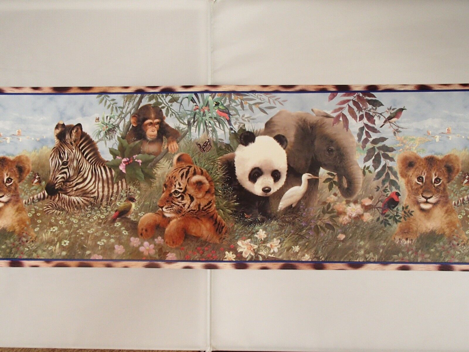 Jungle Animals Wallpaper Border - HD Wallpaper 
