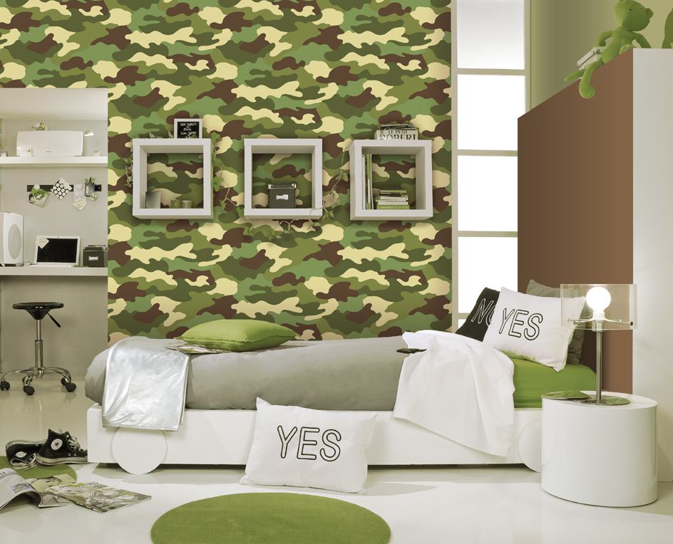 Camoflage Room - HD Wallpaper 