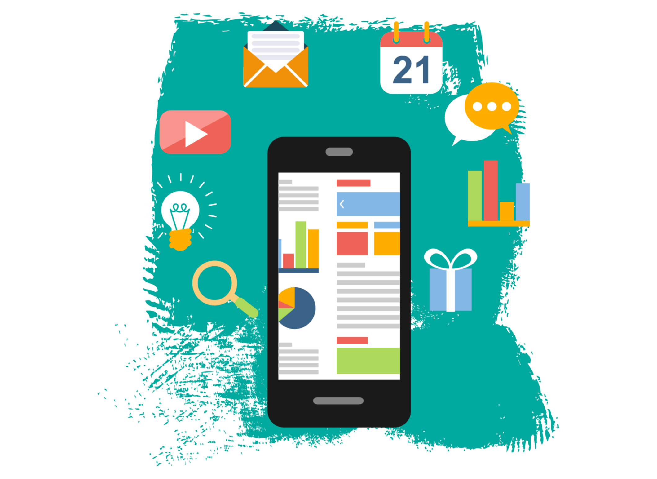 Thumb Image - Social Media Marketing Flat - HD Wallpaper 