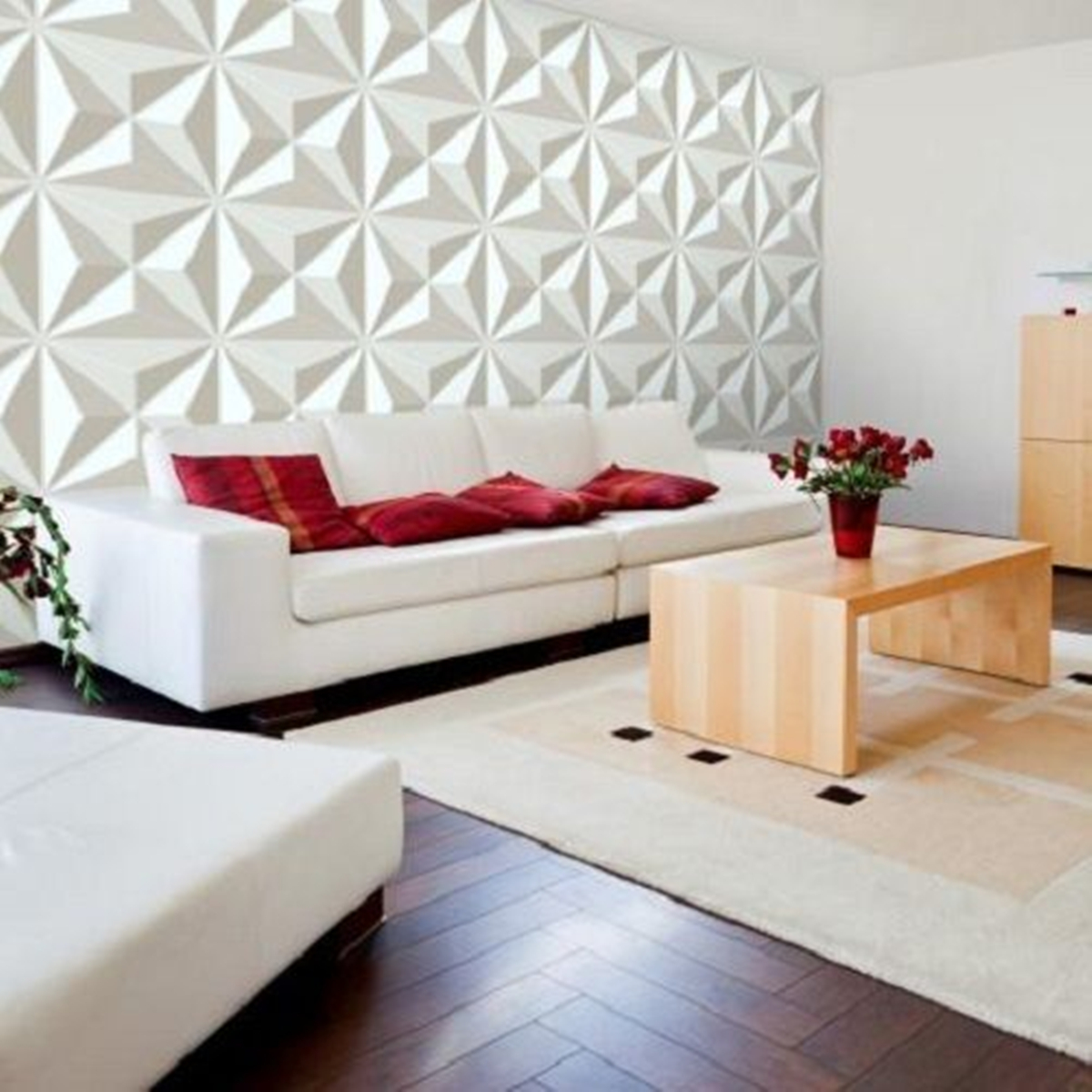 3d Wall Designs For Living Room - HD Wallpaper 