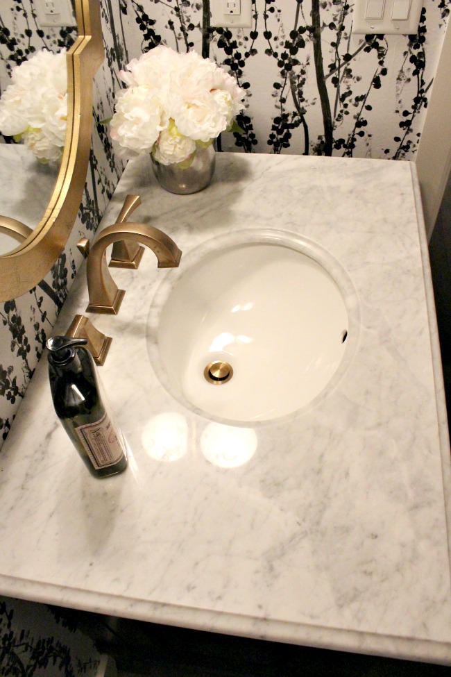 Tempaper Branches Removable Wallpaper - Bathroom Sink - HD Wallpaper 