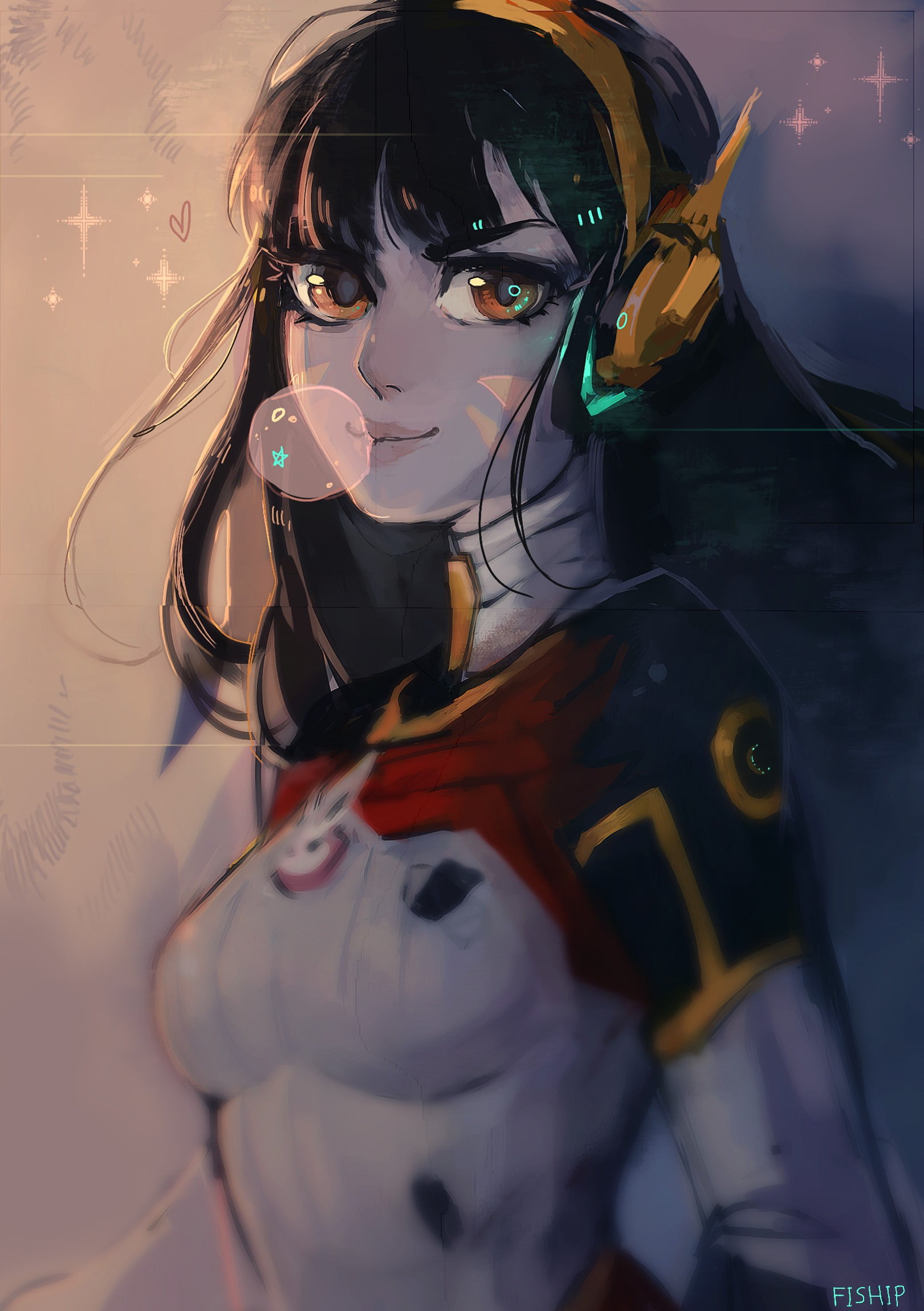 Dark D Va Fanarr - HD Wallpaper 