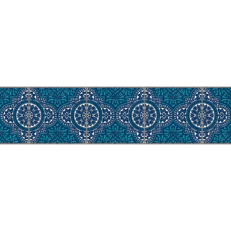 Santorini Border - Circle - HD Wallpaper 