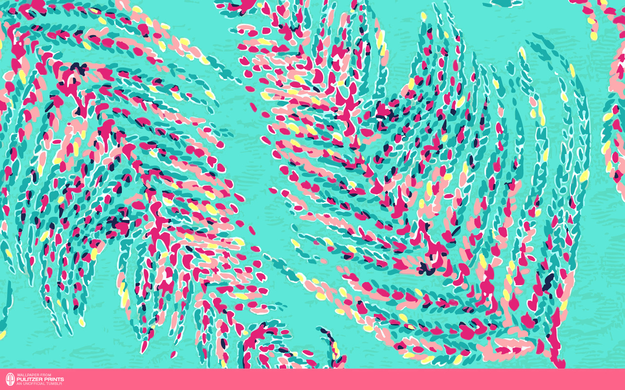 Lilly Pulitzer Feather Print - HD Wallpaper 