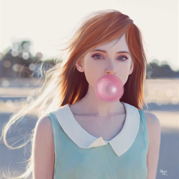 Redhead Bubblegum - HD Wallpaper 