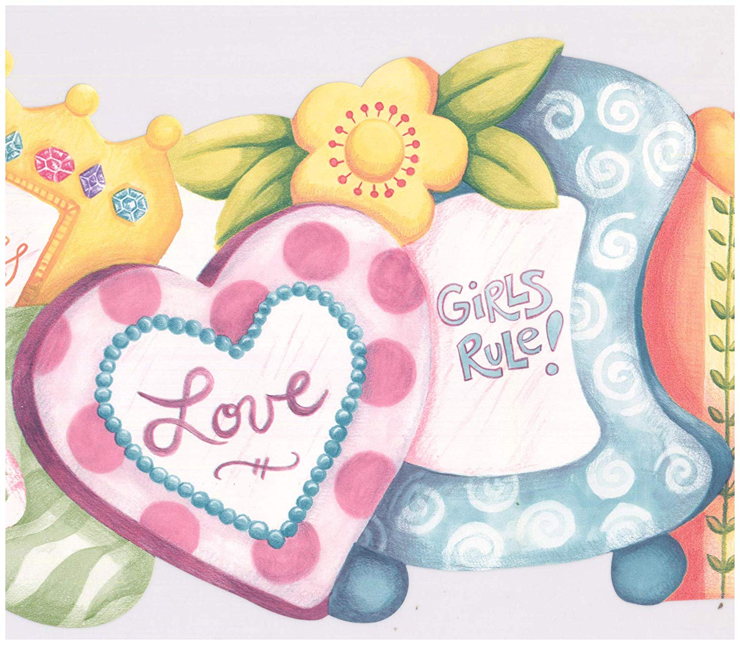 Border Cartoon Princess - HD Wallpaper 