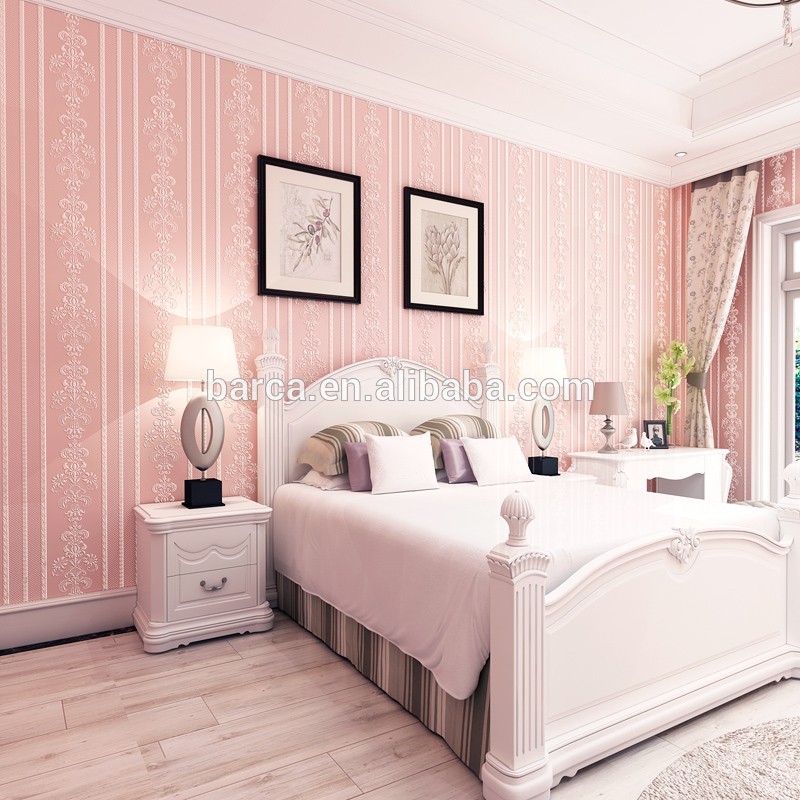 Pink Wallpaper Bedroom Wallpaper Deco Room Best Price Simple Bedroom
