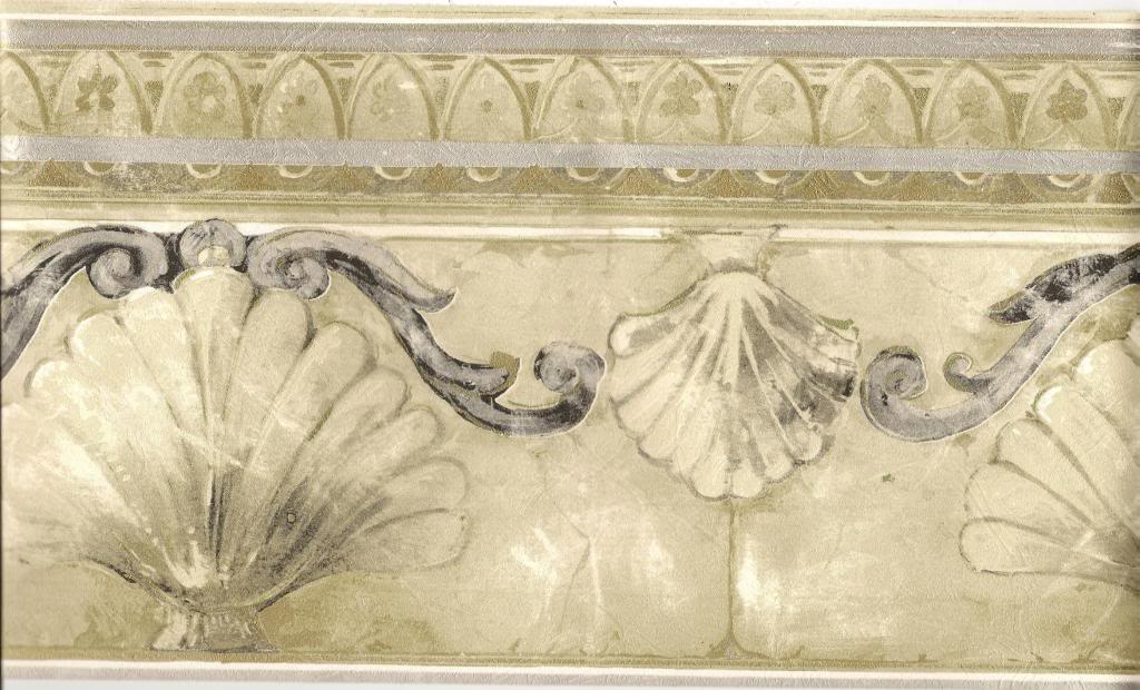 Gold And Black Leaf Scroll Wallpaper Border 9 Free - Wallpaper - HD Wallpaper 